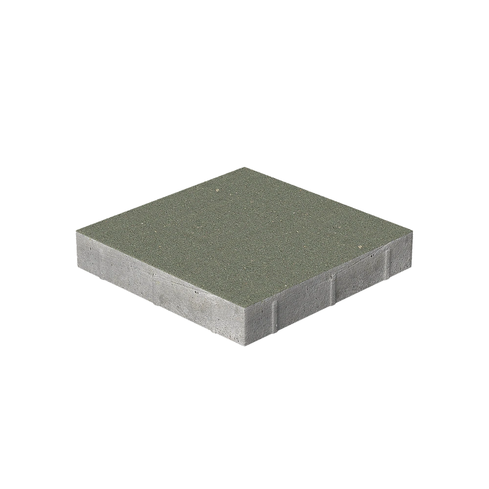 Тротуарная плита Квадрат Профи Зеленый СЦ Фабрика Готика 200х200х60